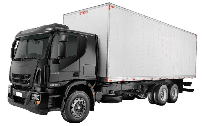 büyük kamyon kurye görseli